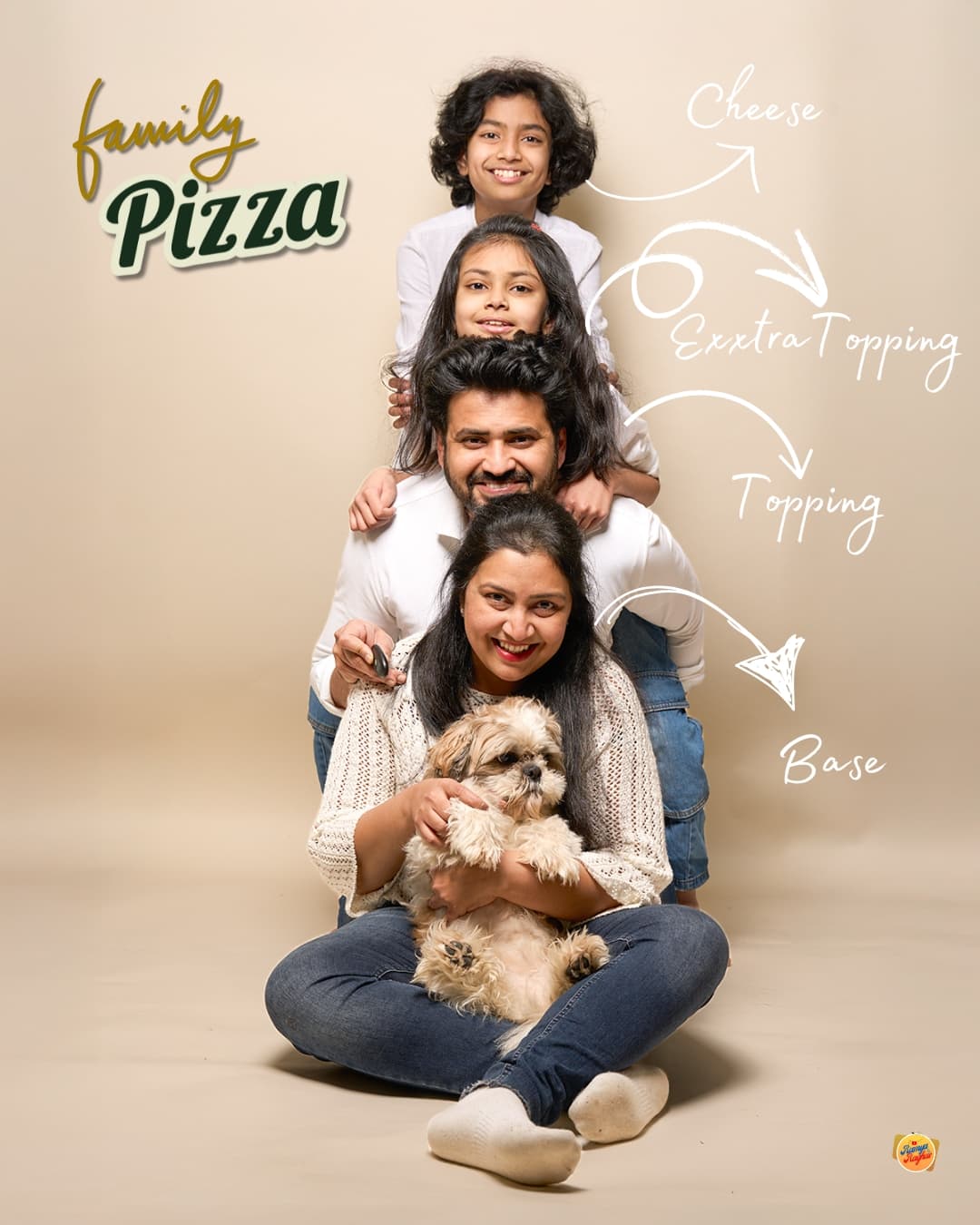 Ramya, Raghav and their family in the Netherlands